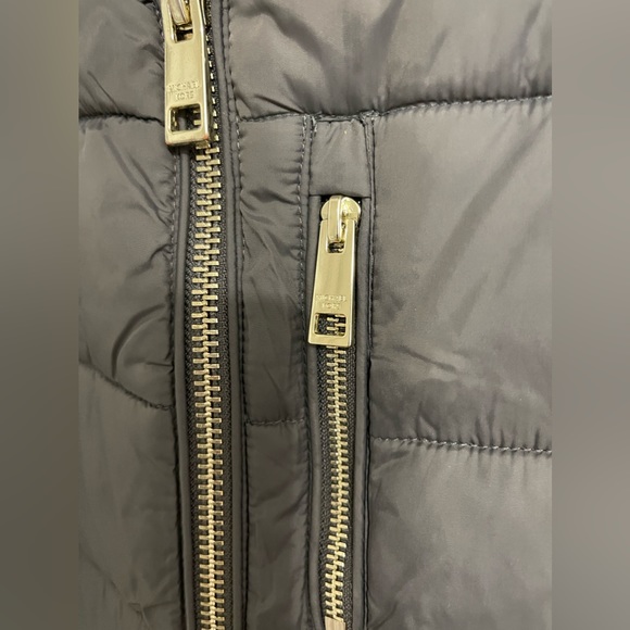 New Women's Michael Kors Winter Coat Gray Puff Size large - Picture 6 of 10